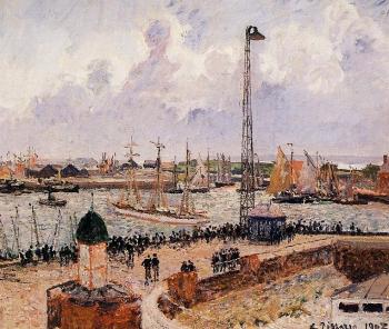 Camille Pissarro : The Inner Harbor, Le Havre